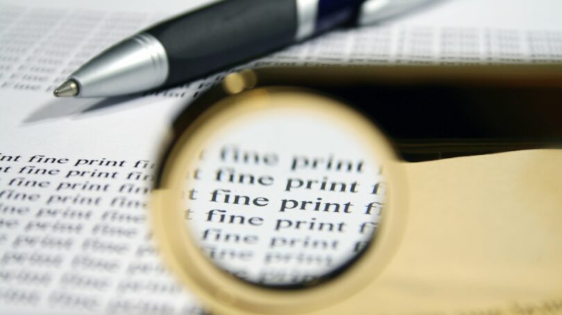 Always Read The Fine Print – Money Crashers Always Read The Fine Print