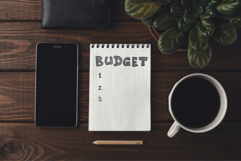 Budget List Planning Desk Coffee Phone