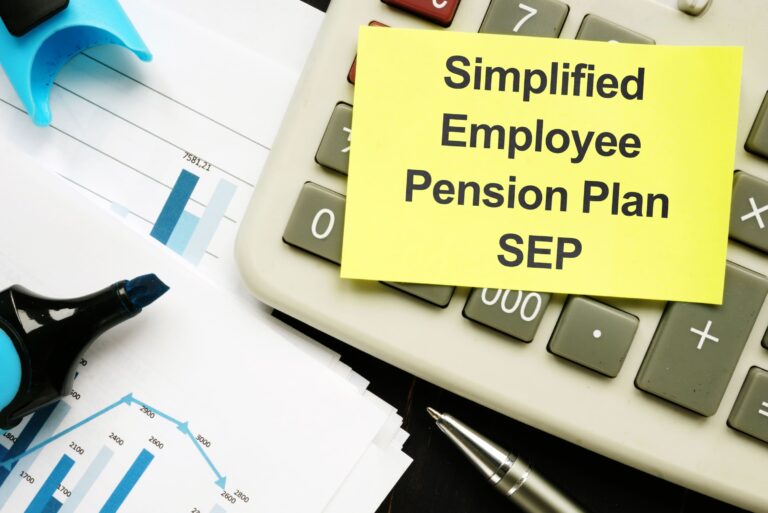 Business Photo Shows Printed Text Simplified Employee Pension Plan Sep