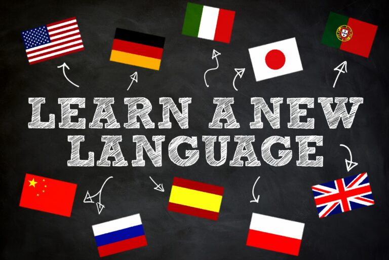 Learn A New Language Flags