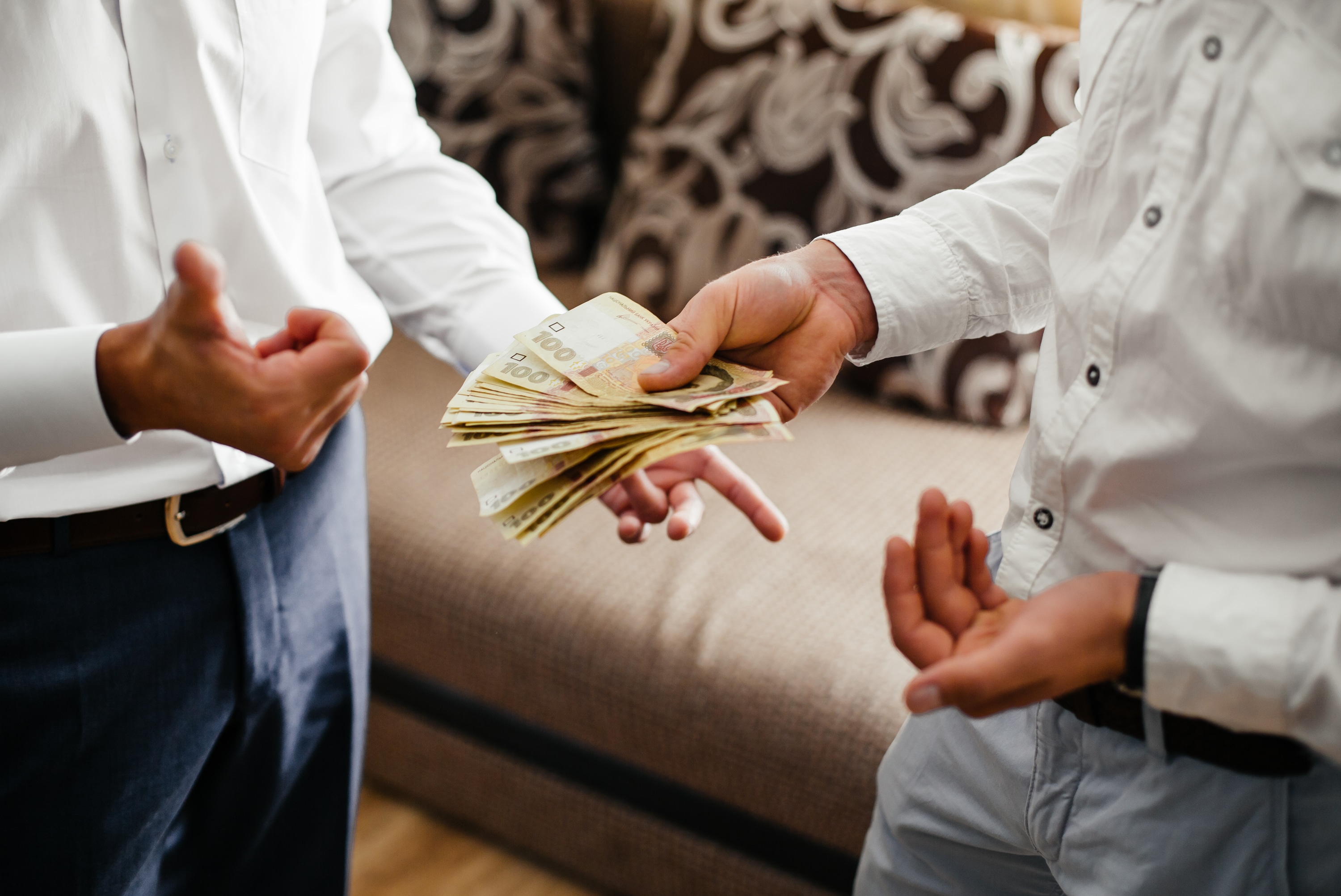 People Loaning Money