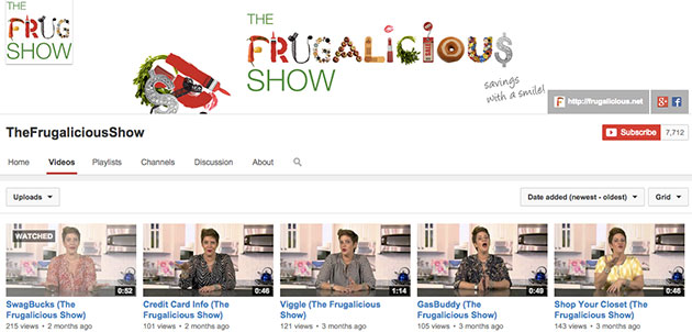 thefrugaliciousshow youtube