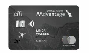 NEW Citi Executive BLACK American MasterCard Credit Card very THICK 