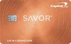 Capital One Savor Card Art