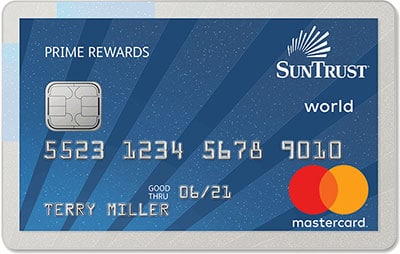 suntrust prime rewards credit card