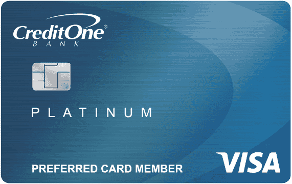 Cartão de crédito Credit One Visa Platinum para reconstrução de crédito Art 7 28 22