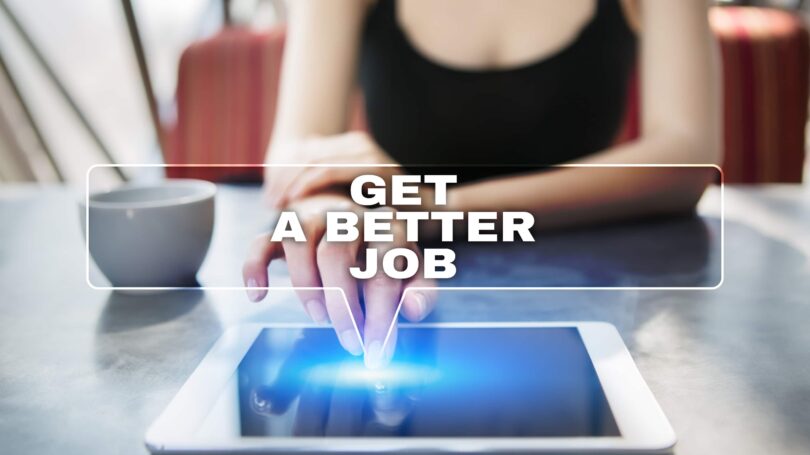 Get A Better Job Woman Ipad Cup Search