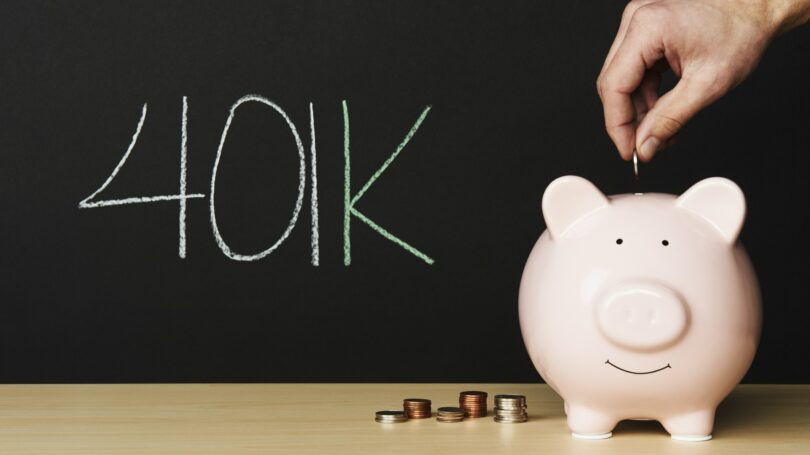 401k Piggy Bank Coins