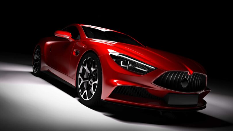 Red Luxury Sports Car