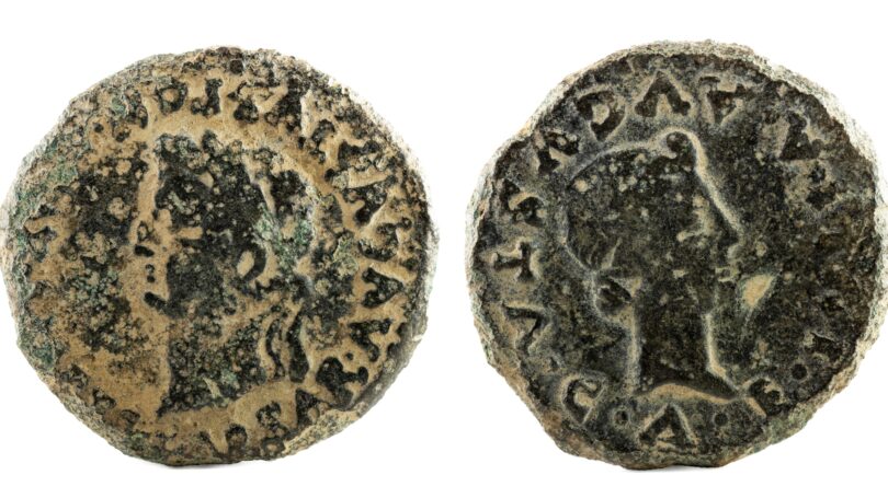 Tyrant Coin Collection Ancient Roman Coin Of Emperor Tiberius