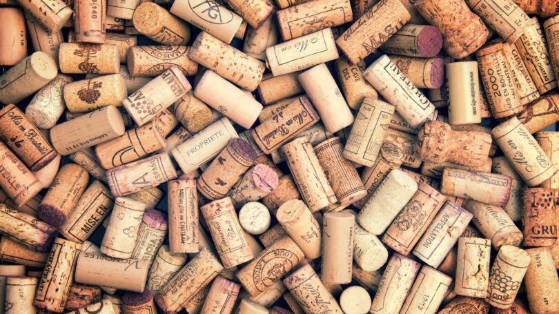 Wine Corks Collection Bordeaux France