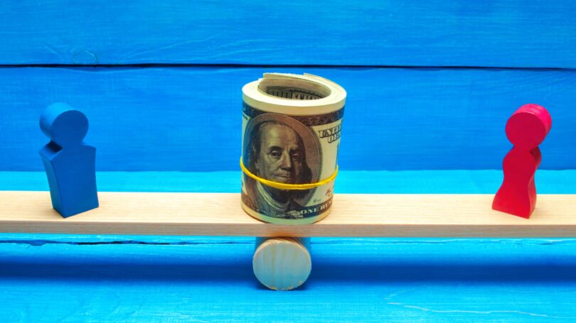 Couple Splitting Money Seesaw Finance Splitting Cost – Money Crashers Couple Splitting Money Seesaw Finance Splitting Cost