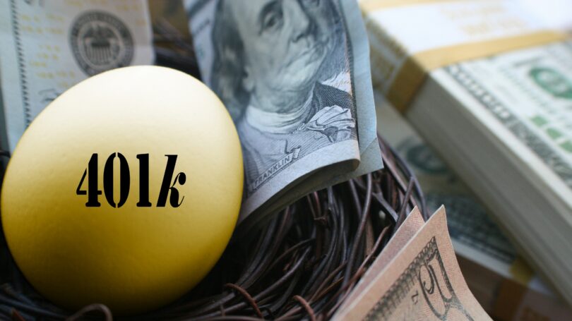401k Cash Nest Egg Gold