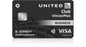 United Club Business Card Art