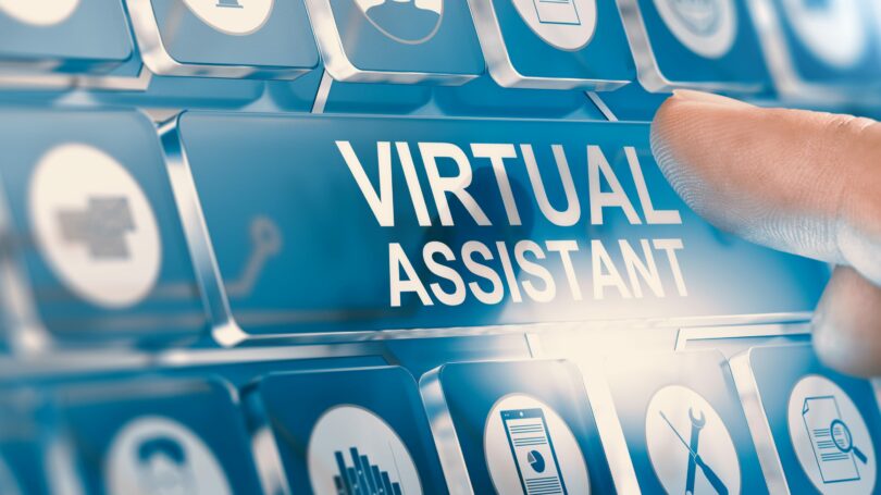 Virtual Assistant Button Screen