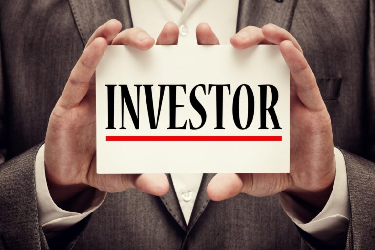Investor Holding Card Suit Words