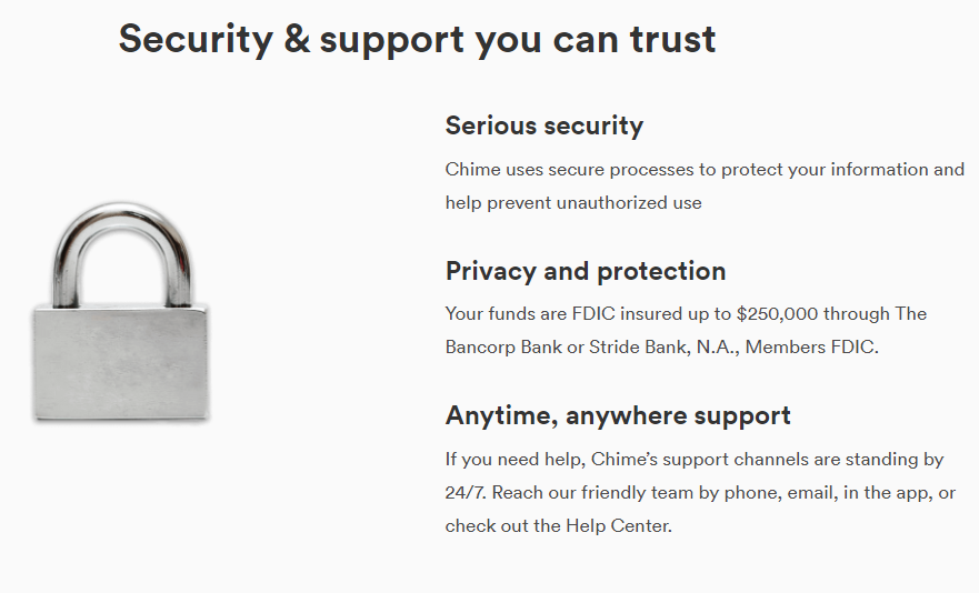 Chime security features