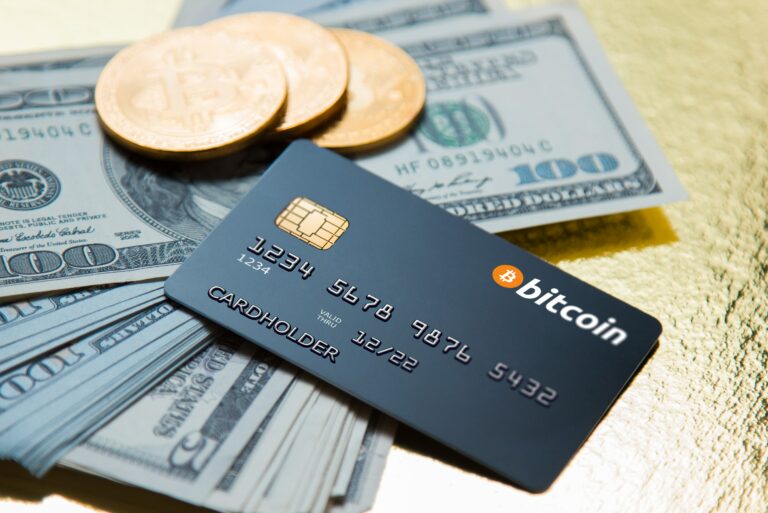 Bitcoin Credit Card Stack Cash