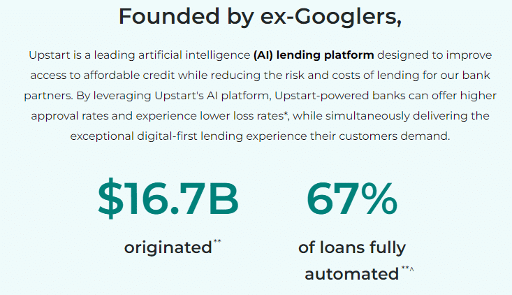 Upstart automation and statistics