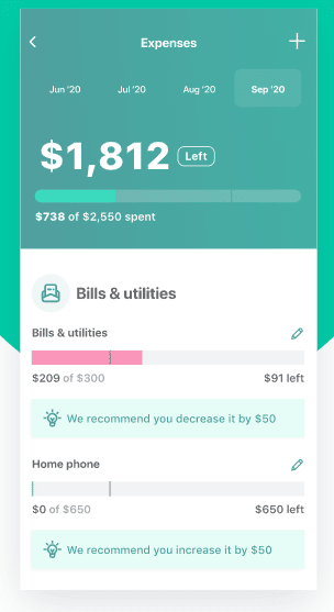 Mint Expense Recommendations