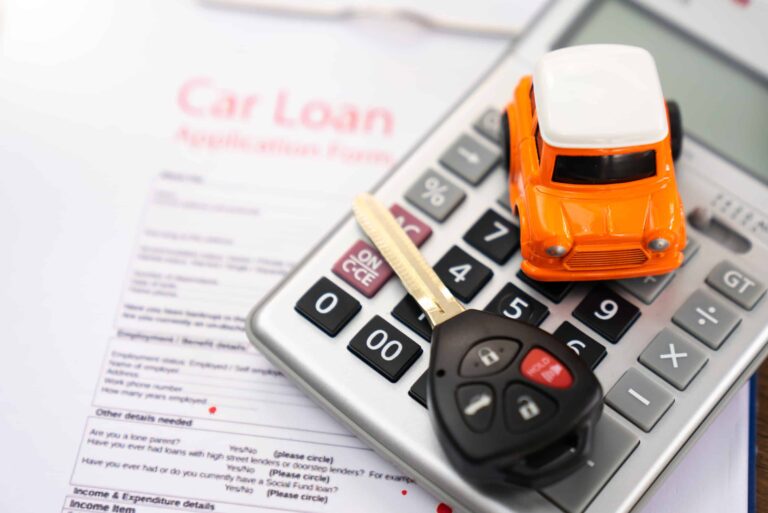 Miniature Car Calculator Key Loan Form