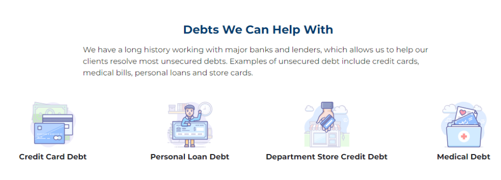 Accredited Debt Relief Types Of Debt