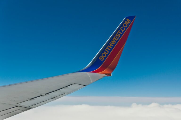 Southwest Airlines Airplane Wing