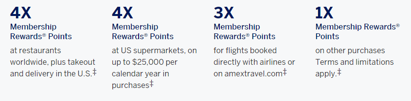 Amex Gold Rewards Summary