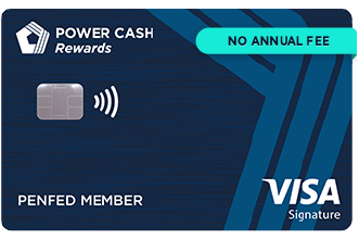 penfed power cash rewards visa signature card