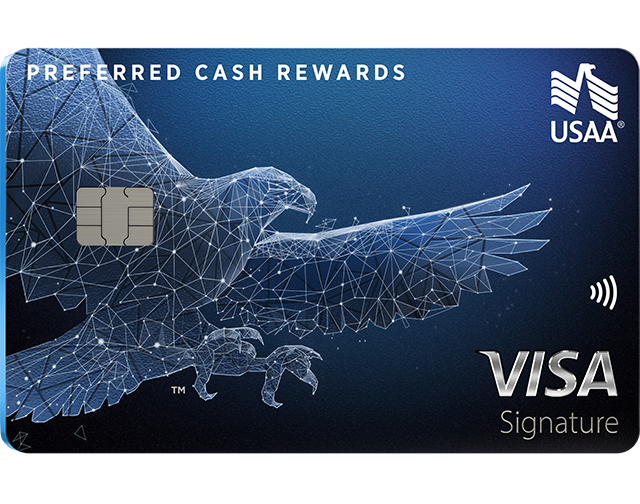 Usaa Preferred Cash Rewards Vis Signature Card Art