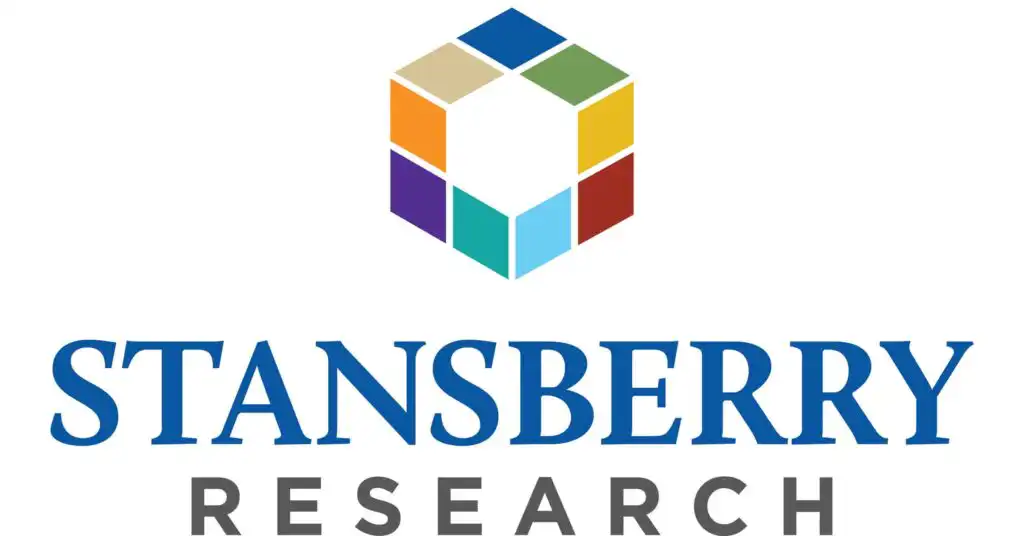 The Stansberry Research logo features a colorful hexagonal geometric design above the words Stansberry Research in bold blue and gray text on a white background.