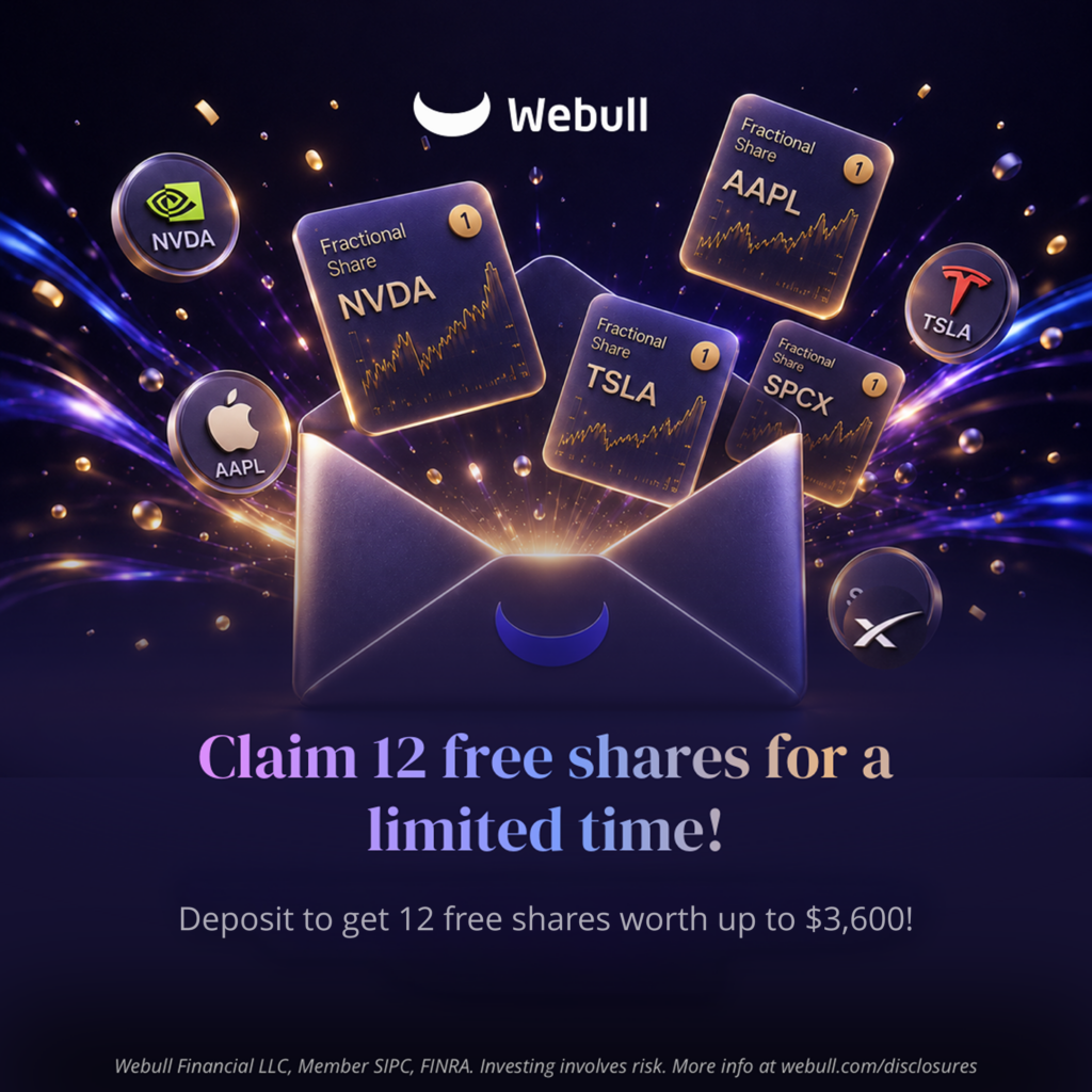 Webull Is Giving Away 12 Free Fractional Shares Webull Is Giving Away 12 Free Fractional Shares
