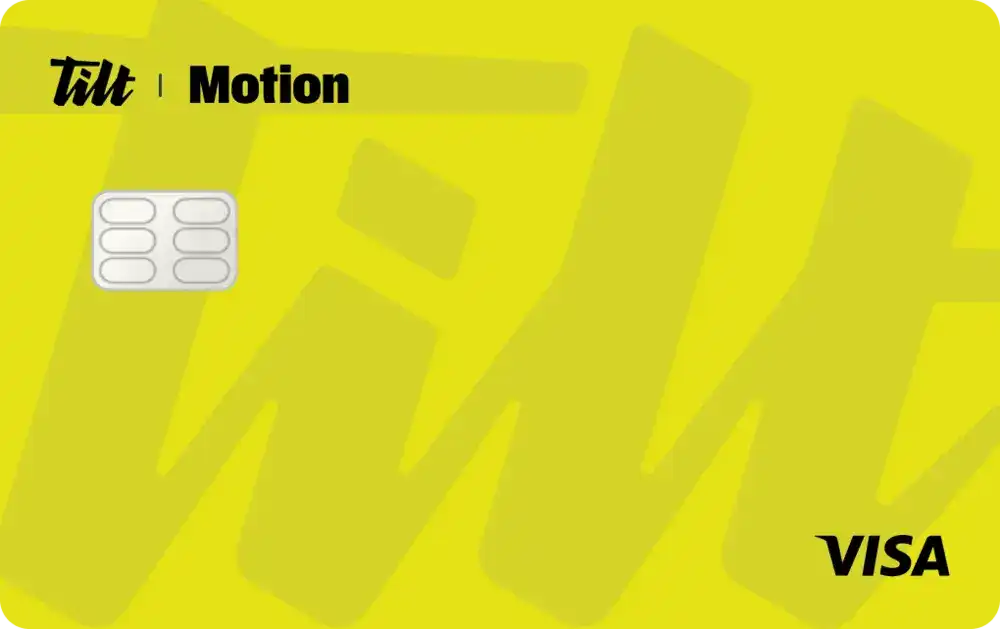 Tilt Motion VISA Credit Card